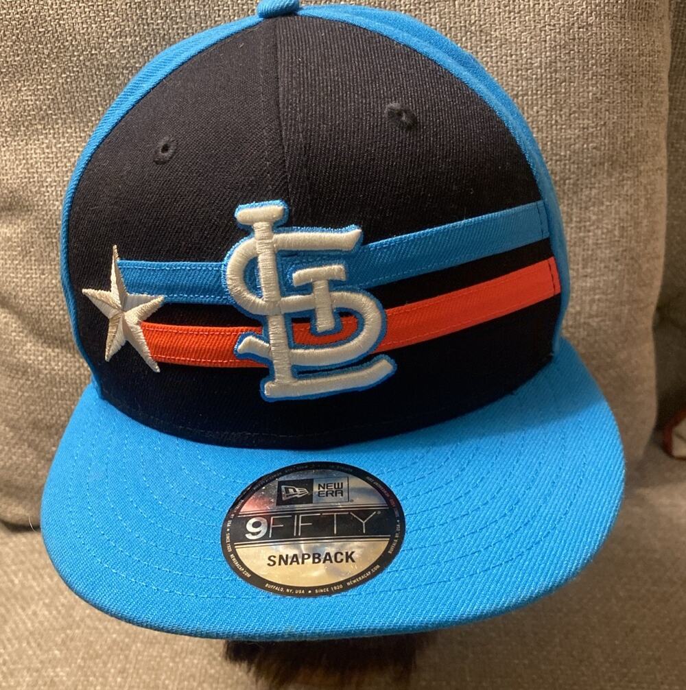 St Louis Cardinals All Star Game 2024 New Era 9Twenty Adjustable Hat Light Blue